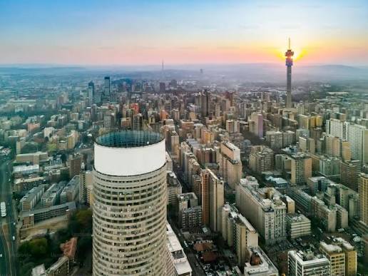 Johannesburg skyline representing Mold Detection SA's professional mold inspections, damp investigations and indoor air quality assessments throughout Johannesburg and Gauteng.